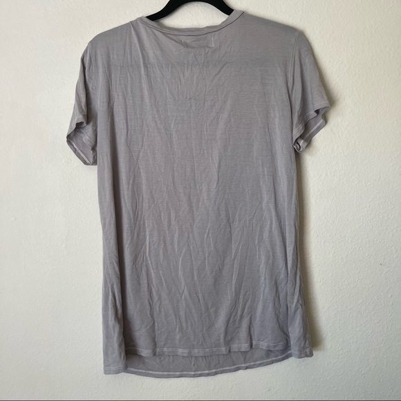 Aptos Apparel Gray Lightweight Pocket Shirt - Picture 3 of 3